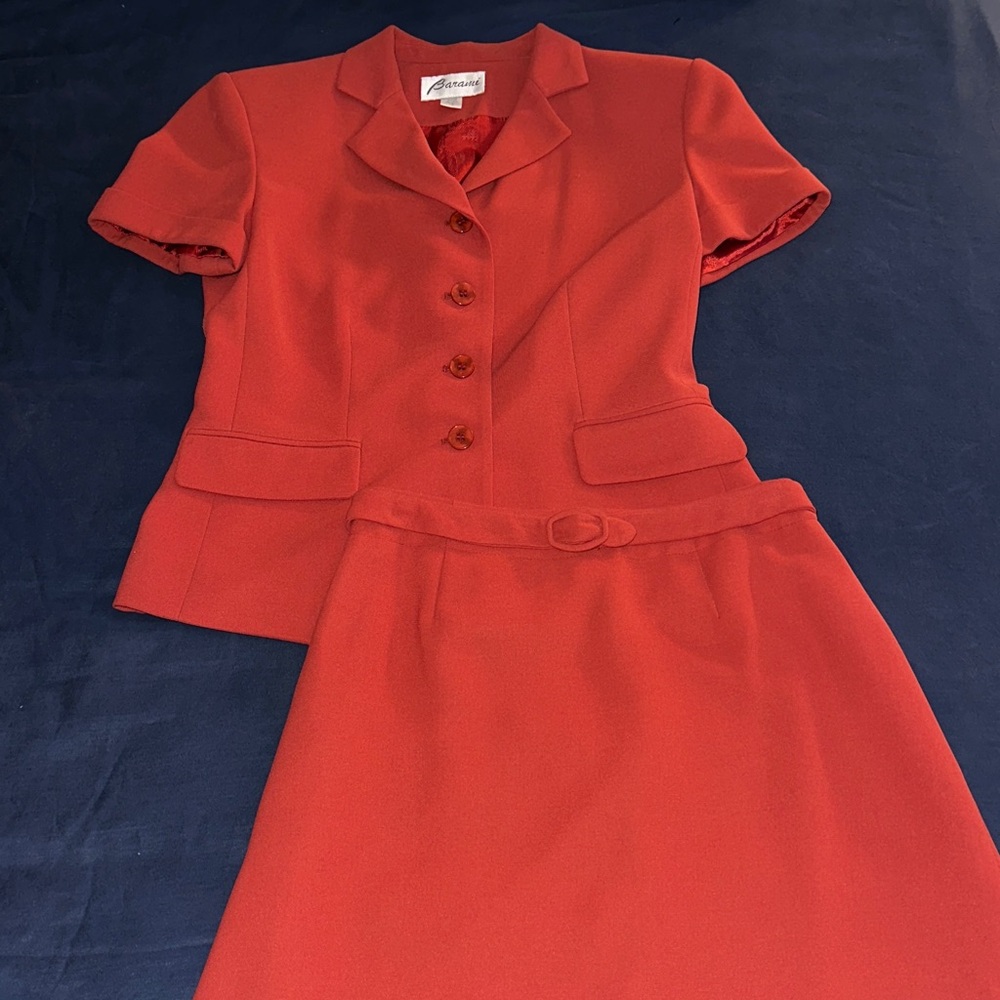 Chic Burnt Orange Skirt Set by Barami